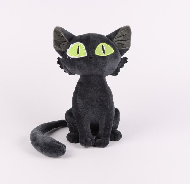 Wucifang Bags Suzume Daijin Cosplay Plüschtier, Schwarze Katze, Grau, ab 3 Jahren - Bild 1