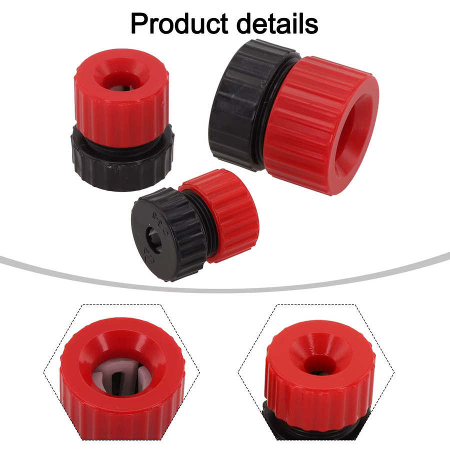 3er Set Einstellbare Bohrer Tiefenstopp Kragen aus ABS Kunststoff in Rot für Zimmerei, Durchmesser: 3-13 mm, DAZZLEEX - Bild 3