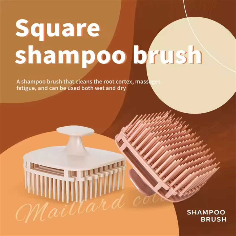 Marseilis Silikon Shampoo Pinsel, Kopfhaut- und Körpermassage-Kamm, Unisex - Bild 2
