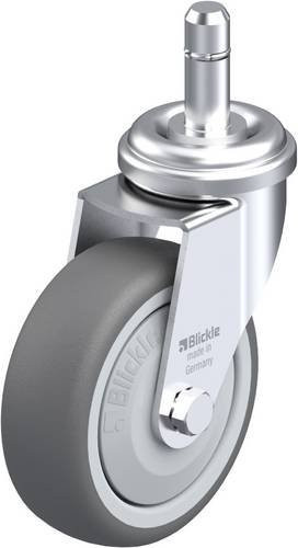 Blickle LRA-PATH 75KF-ES Lenkrolle in Grau, Rad-Durchmesser: 75 mm, Tragfähigkeit: 75 kg - Bild 1