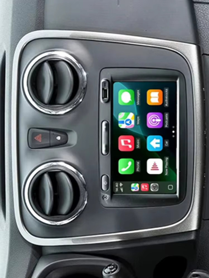 YAYP Kabelloses CarPlay Android Auto Autoradio mit GPS-Navigation für Renault Captur Logan 2 Sandero 2 in Schwarz - Bild 7