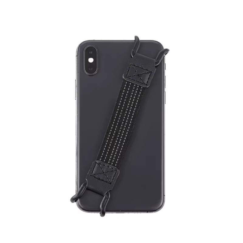 Universelles elastisches Armband für Mobiltelefone und Tablets in Schwarz mit Anti-Rutsch-Funktion und Schnalle zur Sicherung gegen Herunterfallen - Bild 4