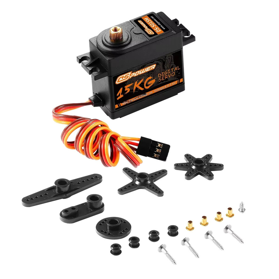 DSpower Digital Servo, Metall Getriebe, Wasserdicht, für RC Auto Hubschrauber Boot - Bild 4
