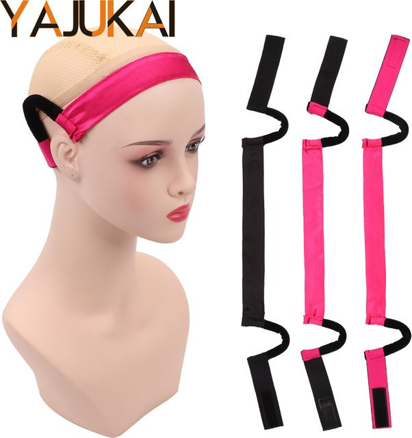 Ours-Tools Satin-Spitzenband aus Seide, Unisex, Schwarz, Rosa - Bild 1