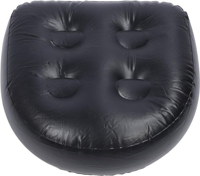 KaiSai Aufblasbares Spa-Kissen in Schwarz als wasserabweisende Whirlpool-Matte und Badewannen-Rückenlehne - Bild 1