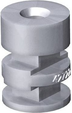 OBO Bettermann T EM Montagezubehör T-Shape in Silber - Bild 1