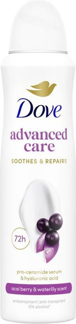Dove Advanced Care Antitranspirant Spray Acai Beere & Seerose, 150 ml - Bild 1
