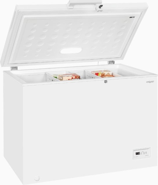 GT5320-HE-041D Gefriertruhe in Weiss mit Super Freezing und LED-Innenbeleuchtung, B/T/H: 188 x 70 x 41 cm - Bild 1