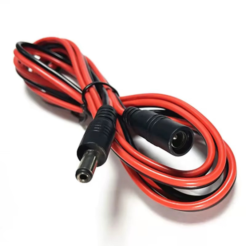 JCD Hochleistungs-DC-Stromkabel mit Stecker und Buchse, 18AWG Vollkupfer, Farbe: Rot, Länge: 1,5 m, Anschluss: DC 5,5 x 2,1 mm - Bild 6