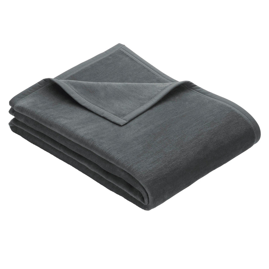 Heim Kuscheldecke Anthrazit B: 100 cm, T: 150 cm, waschbar - Bild 2