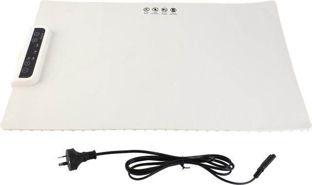 TOMTOP JMS Faltbares elektrisches Speisenwärmtablett aus Silikon mit digitalem Display und Timer in Weiß - Bild 1
