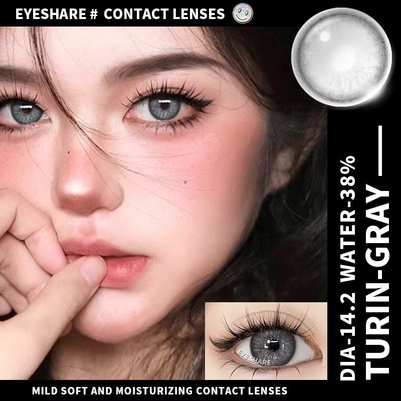 EYESHARE Turin-Gray farbige Kontaktlinsen, 2 Linsen - Bild 2