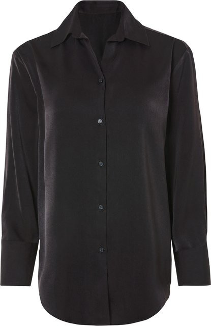 ESMARA Bluse Satin, Schwarz, Damen - Bild 1