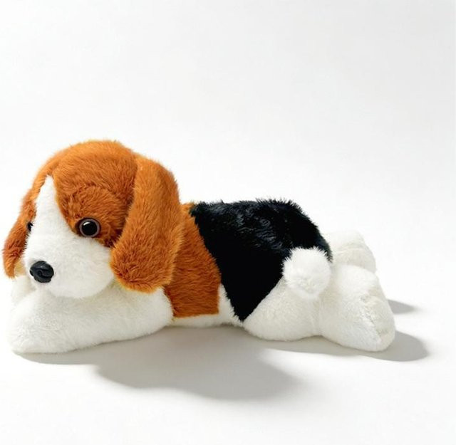 Liegender Beagle Plüschtier, Hund Welpe, ab 14 Jahren - Bild 1