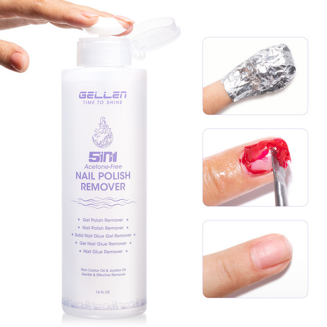 GELLEN Nagellackentferner, Acetonfrei, 473 ml - Bild 1