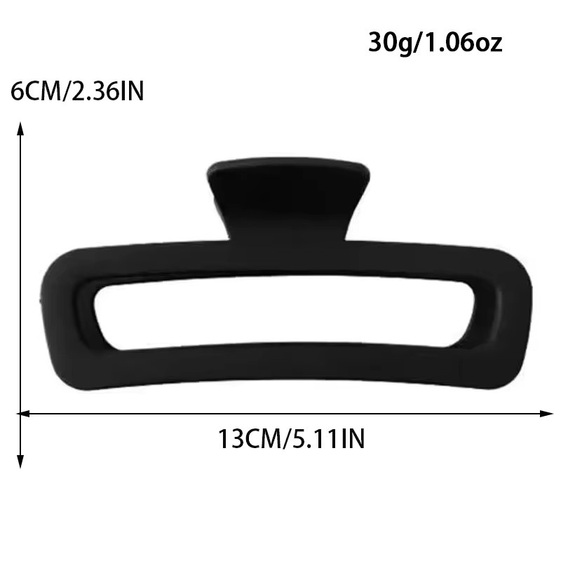 ZYFHTT Haarklammer, Matte Frosted, Rechteckig, Damen - Bild 3