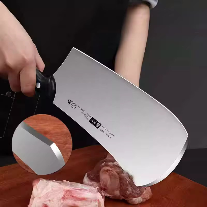 PLYS Knochenhackmesser in Silber mit Kunststoffgriff für den Heimgebrauch - Bild 4