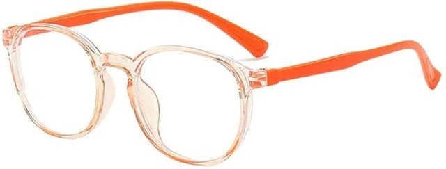 Binchi Outdoor Equipment Blaulichtfilterbrille für Kinder, Silikonrahmen, rund, weiß - Bild 1
