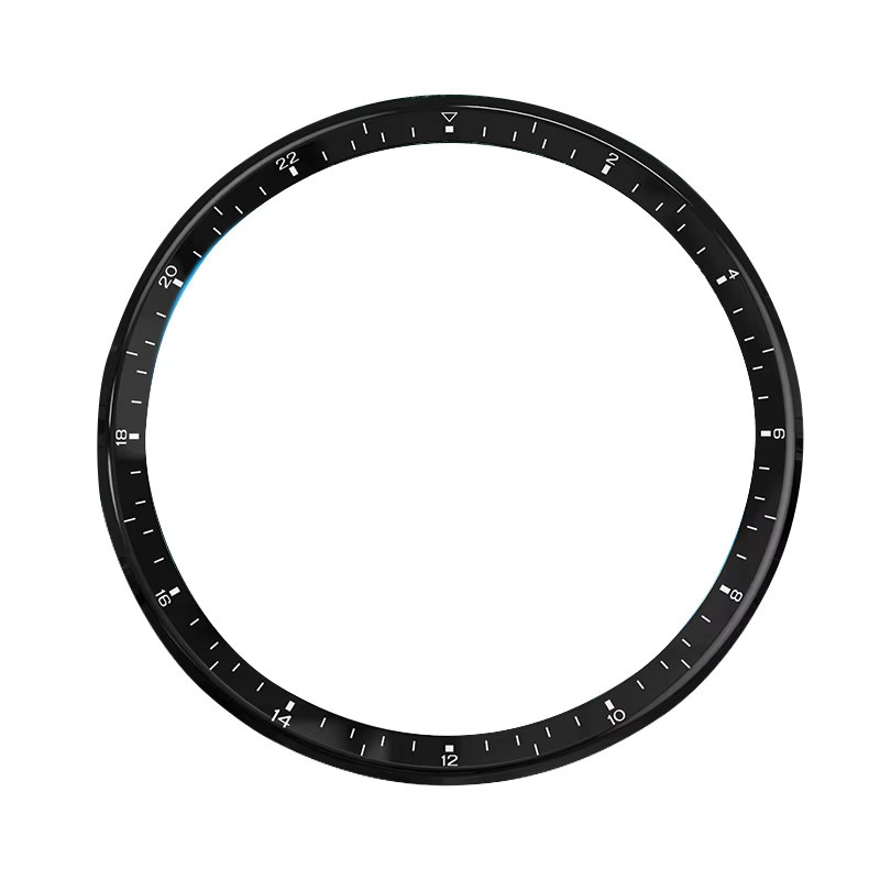 I LOVE LUO Lünette Ring für Samsung Galaxy Uhr 6, Schwarz, Kunststoff - Bild 5