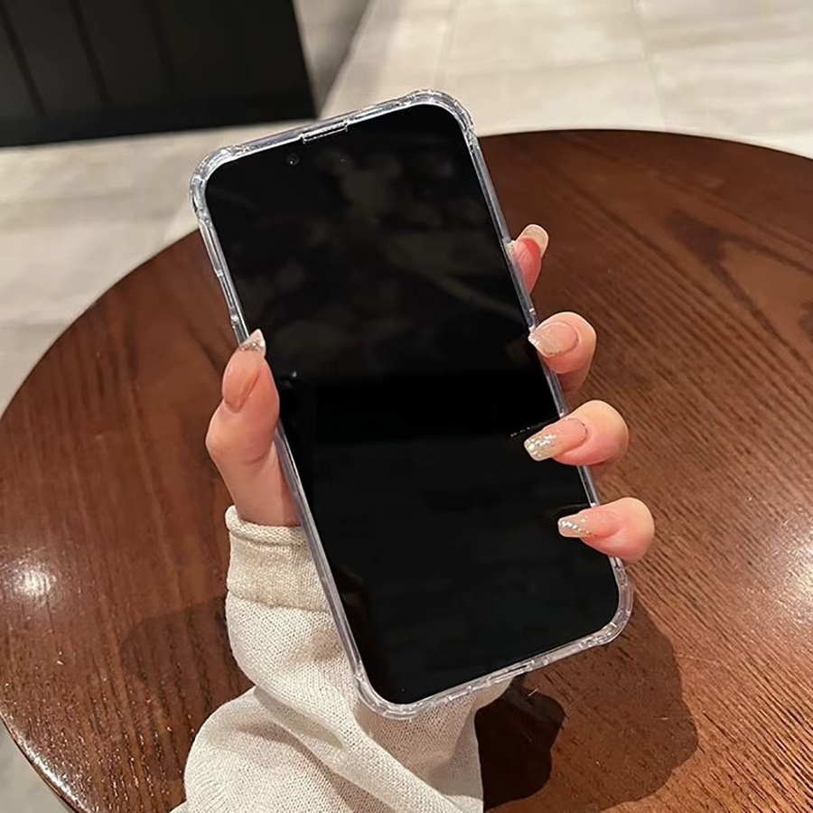 Transparente stoßfeste Acryl-Hülle für Samsung Galaxy S23 A33 A32 A13 A22 S22 A23 A53 A54 A34 mit Silikon-Stoßstangenschutz für die Rückseite - Bild 3