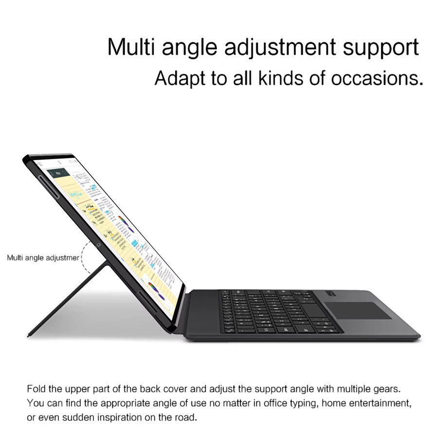Samsung Touchpad-Tastatur und Schutzhülle für Galaxy Tab S11 Ultra 14.6 Zoll, Farbe: Schwarz - Bild 3