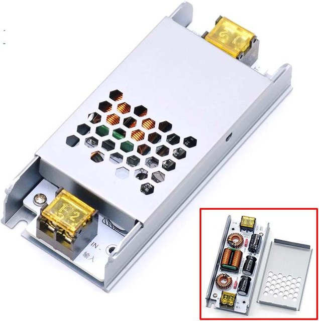DYKB EMI-Filter DC LC Elektromagnetische Störung EMC für Audio Digital-Verstärker und Schaltnetzteile in Silber - Bild 1
