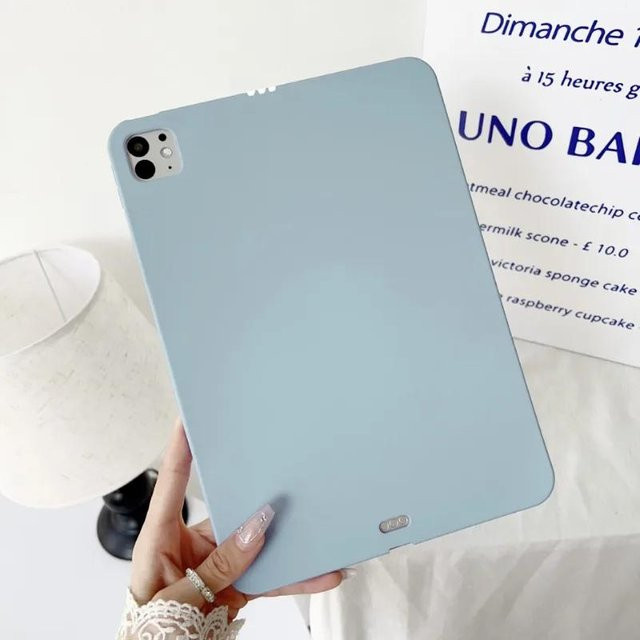 Ultra dünne weiche TPU Hülle für Apple iPad Air und iPad Pro in Blau - Bild 1