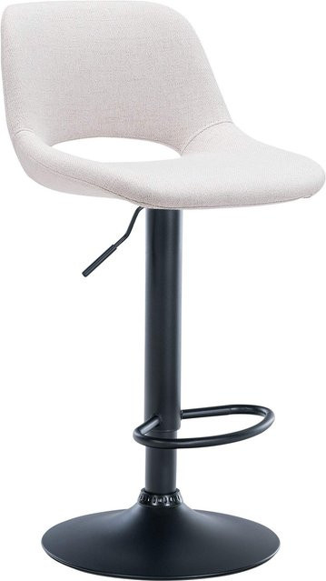 CLP Barhocker Camden drehbar mit Stoff-Bezug in Beige - Bild 1