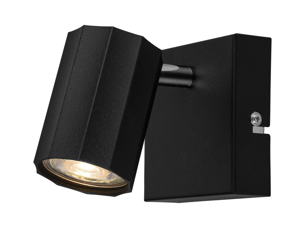 LIVARNO HOME Wand- und Deckenleuchte in Schwarz, quadratischer LED-Spot mit neigbarem und schwenkbarem Design aus Stahl - Bild 4