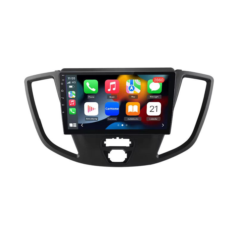 Junsun Android Auto Autoradio für Ford Transit Custom Tourneo 2013-2021 mit Wireless CarPlay, GPS, Navi und DSP, Schwarz - Bild 4