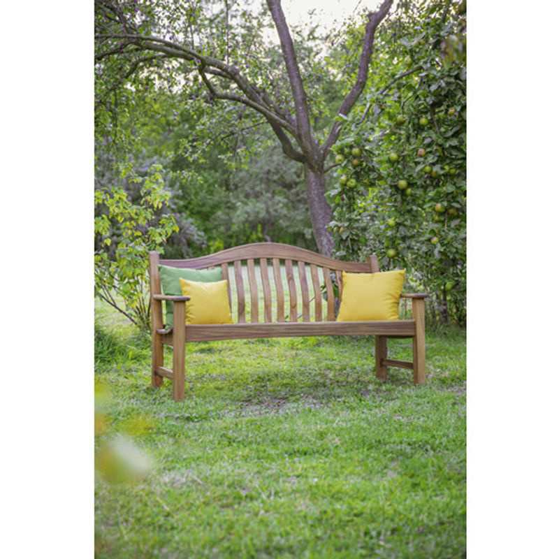 Siena Garden Dublin 3-Sitzer Gartenbank aus Akazienholz in Natur mit Armlehnen, B/H/T: 161 x 89 x 67 cm - Bild 2