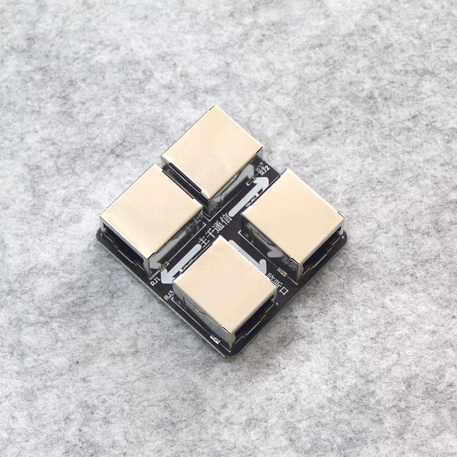 DEBROGLIE RJ45 Throwing Star LAN Tap Ethernet Paket Sniffer zur TCP/IP Datenüberwachung in Schwarz - Bild 3