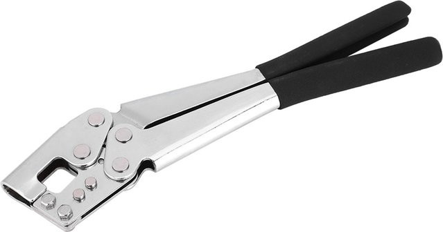 TOMTOP JMS Bolzen-Crimpzange aus Stahl für Trockenbaubefestigungen und Kielbrettarbeiten in Weiß/Silber für 0,5 bis 0,8 mm - Bild 1
