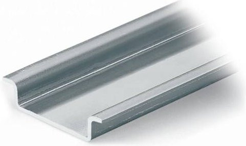 WAGO 210-505 Stahltragschiene aus Stahl, verzinkt, Farbe: Silber - Bild 1