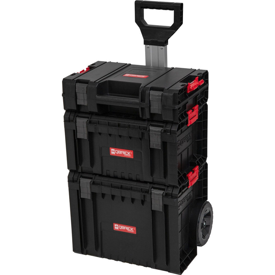 Qbrick System Mobile Werkstatt Pro Cart Rollable Schwarz B/T/H: 70,5 x 45 x 39 cm - Bild 2