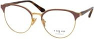 Vogue VO 4305 Korrektionsbrille, Browline, Vollrand, Gold, Brown, Damen - Bild 1
