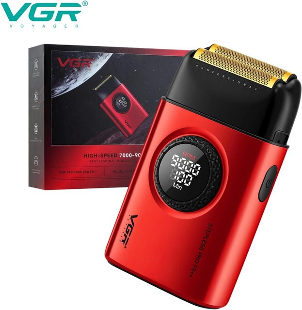 VGR Rasierapparat V-377, Herren, Rot - Bild 1