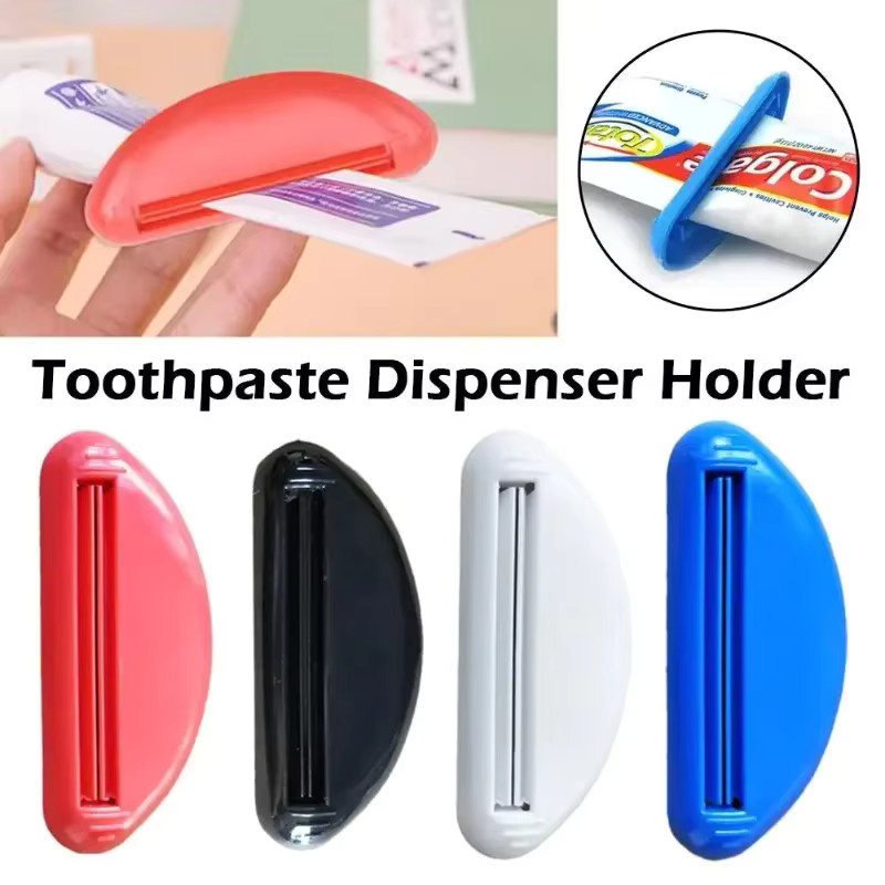 VIE LENTE Multifunktions Zahnpasta Spender und Tube Squeezer aus Kunststoff in Weiß - Bild 2