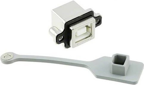 Amphenol MUSBD11131 USB-C Adapter in Silber - Bild 1