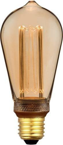 Nordlux LED Globe E27 Vintage Leuchtmittel, 3.5W, Warmweiß, Transparent/Braun, dimmbar, Durchmesser: 64 mm, Höhe: 142 mm - Bild 1