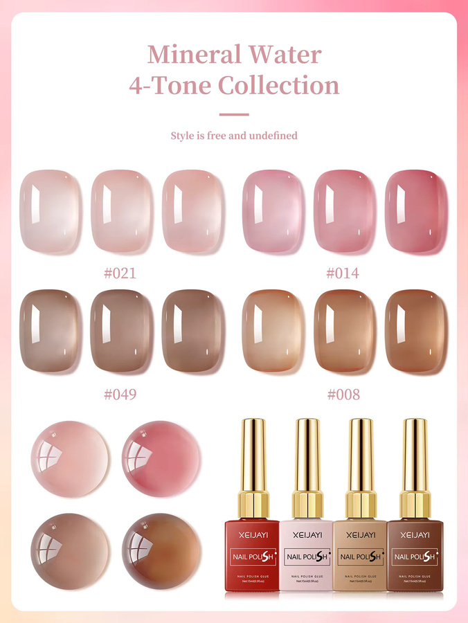 XEIJAYI Nagellack-Set Gel, Glänzend, 15 ml - Bild 2