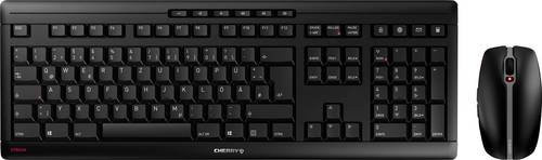 CHERRY STREAM DESKTOP RECHARGE Kabelloses Tastatur- und Maus-Set mit Scissor-Tastenschaltern, QWERTZ Deutsch, Schwarz - Bild 1
