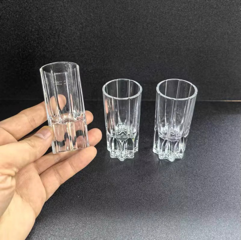 Elegantes Kristall-Schnapsglas für Whisky und Tequila, transparent, 25 ml - Bild 4