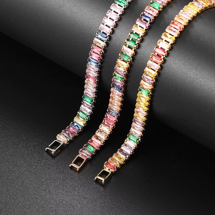 StoneAge Tennis-Armband, Bunt, Zirkonia, Damen - Bild 2