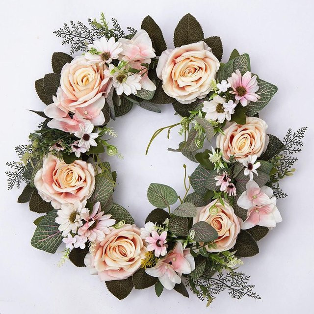 Supermarket GO Rosenring Pink als florale Wanddekoration für Hochzeiten und besondere Anlässe - Bild 1