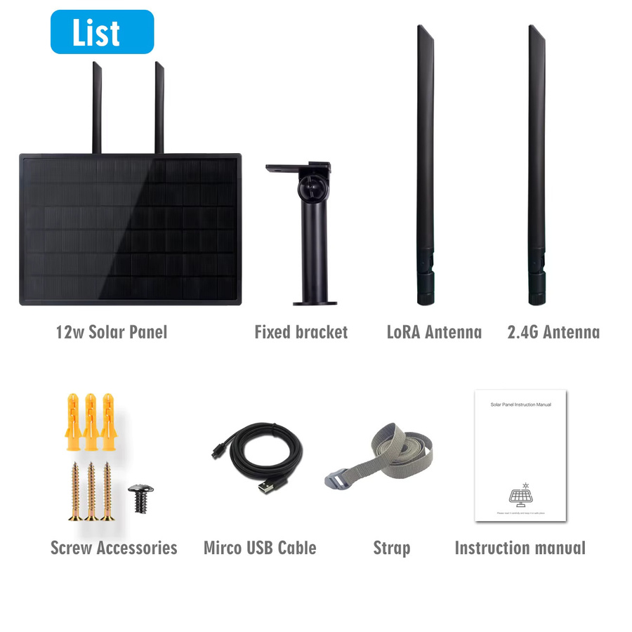 Heltec 12W MPPT Solarpanel für LoRa Meshtastic und ESP32 IoT Anwendungen, Schwarz, IP67 Wasserdicht mit Wi-Fi Unterstützung - Bild 3