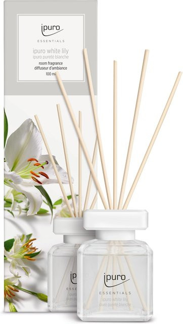 ipuro ESSENTIALS Raumduft White Lily blumig, 100ml - Bild 1