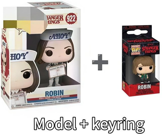 Stranger Things Modell Heimdekoration Robin-922 mit Schlüsselanhänger, Mehrfarbig - Bild 1