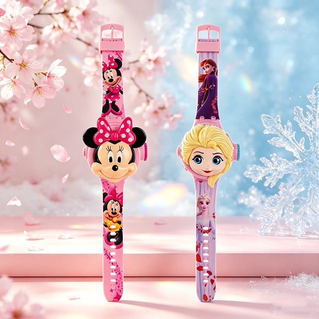 Disney Digitaluhr, Frozen Elsa Motiv, Kunststoff, Kinder - Bild 1