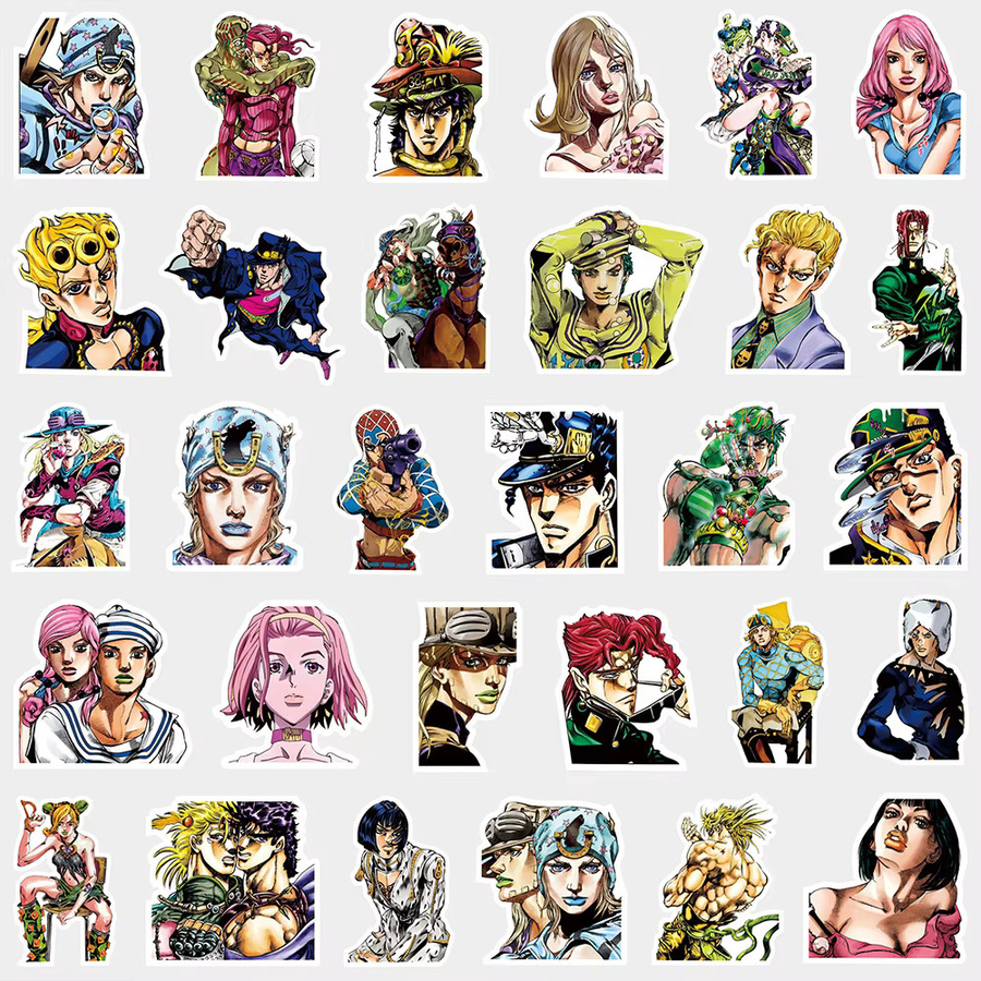 Bandai JoJo's Bizarre Adventure Kujo Jotaro Sticker, Bunt / Mehrfarbig - Bild 3